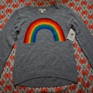 Tucker & Tate Heather Grey Rainbow Sweater
